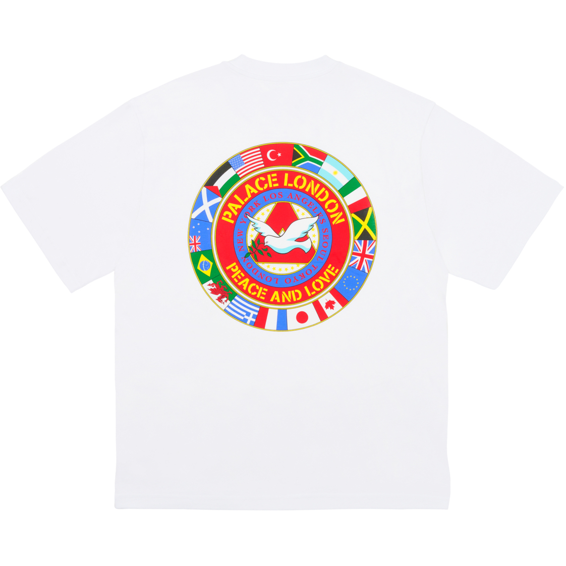 Thumbnail PALACE NATIONS T-SHIRT WHITE one color