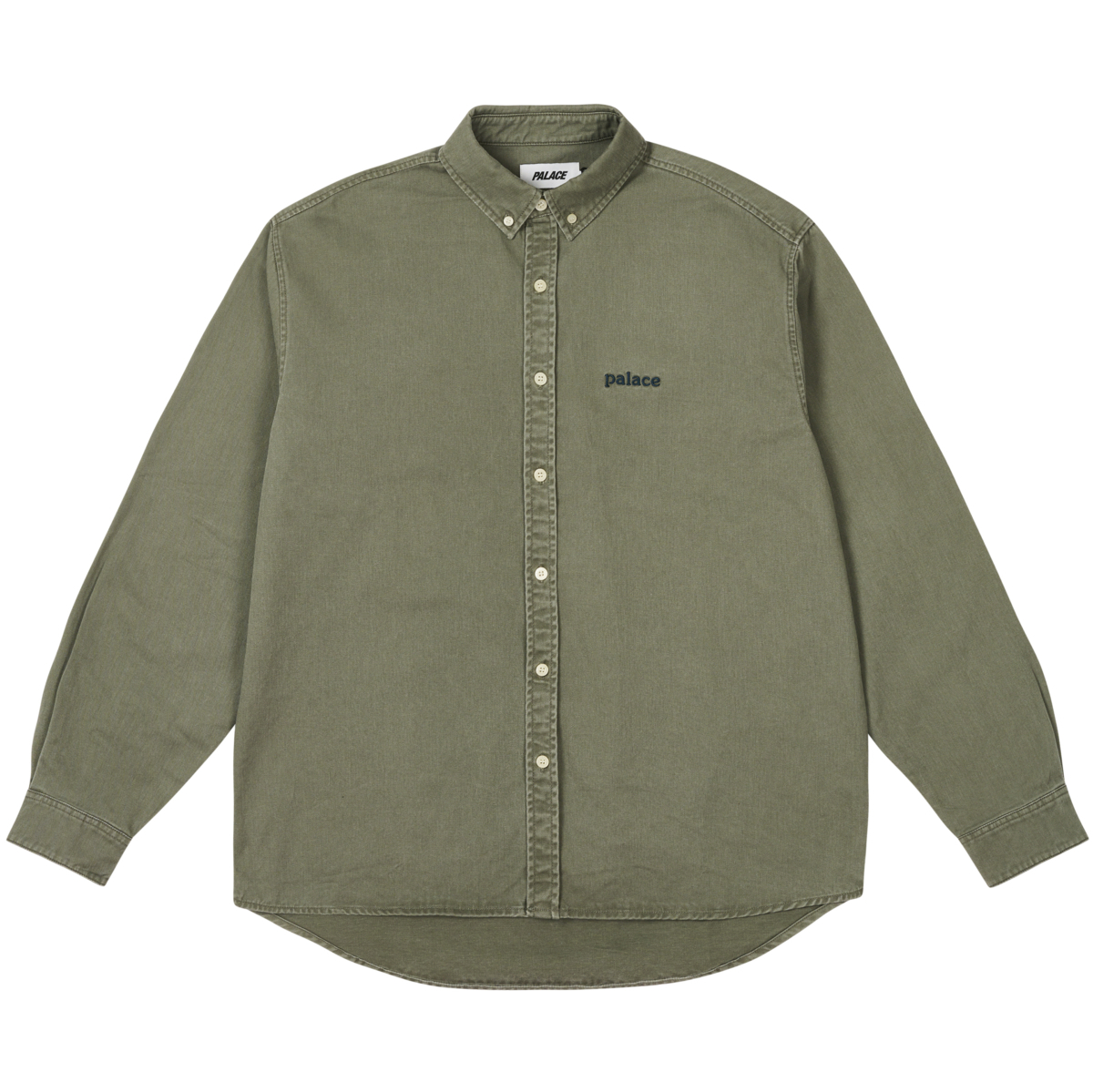 Thumbnail PALACE OXFORD SHIRT THE DEEP GREEN one color