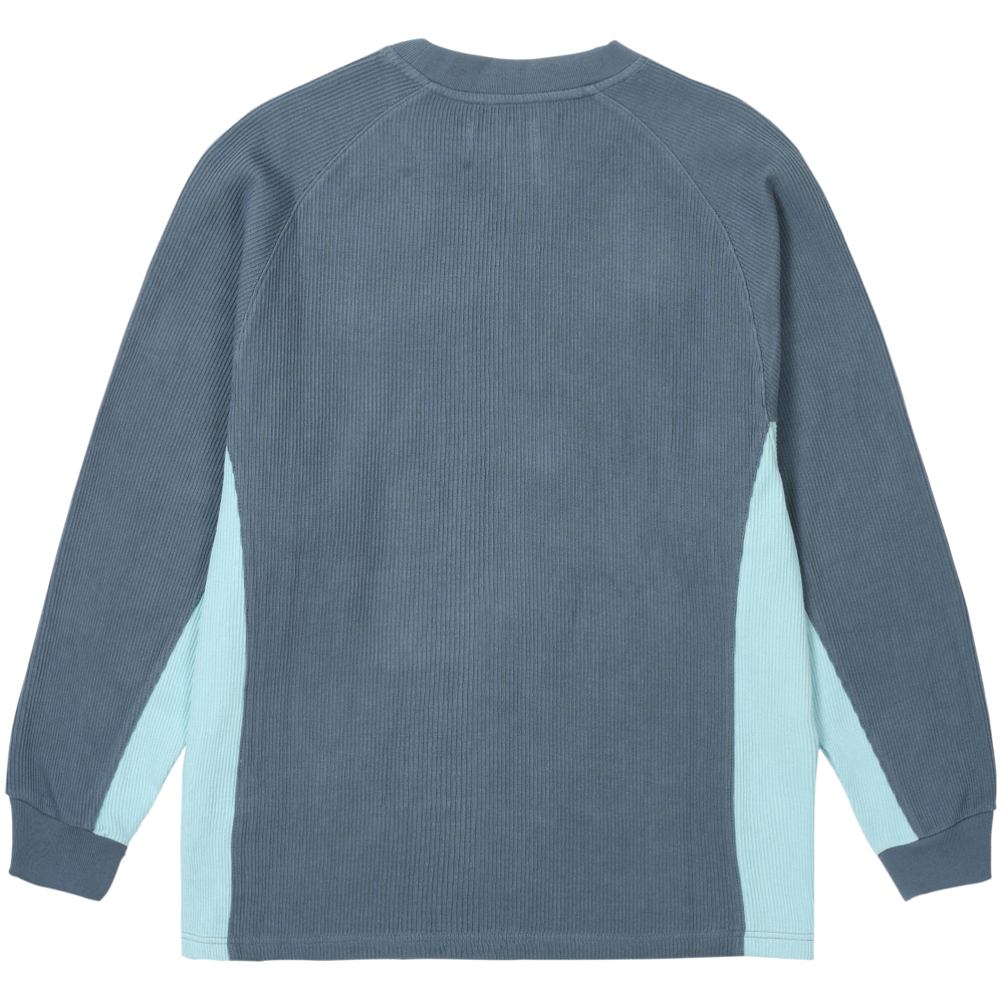 Thumbnail RIB JERSEY LONGSLEEVE HAZY BLUE / FAINT BLUE one color