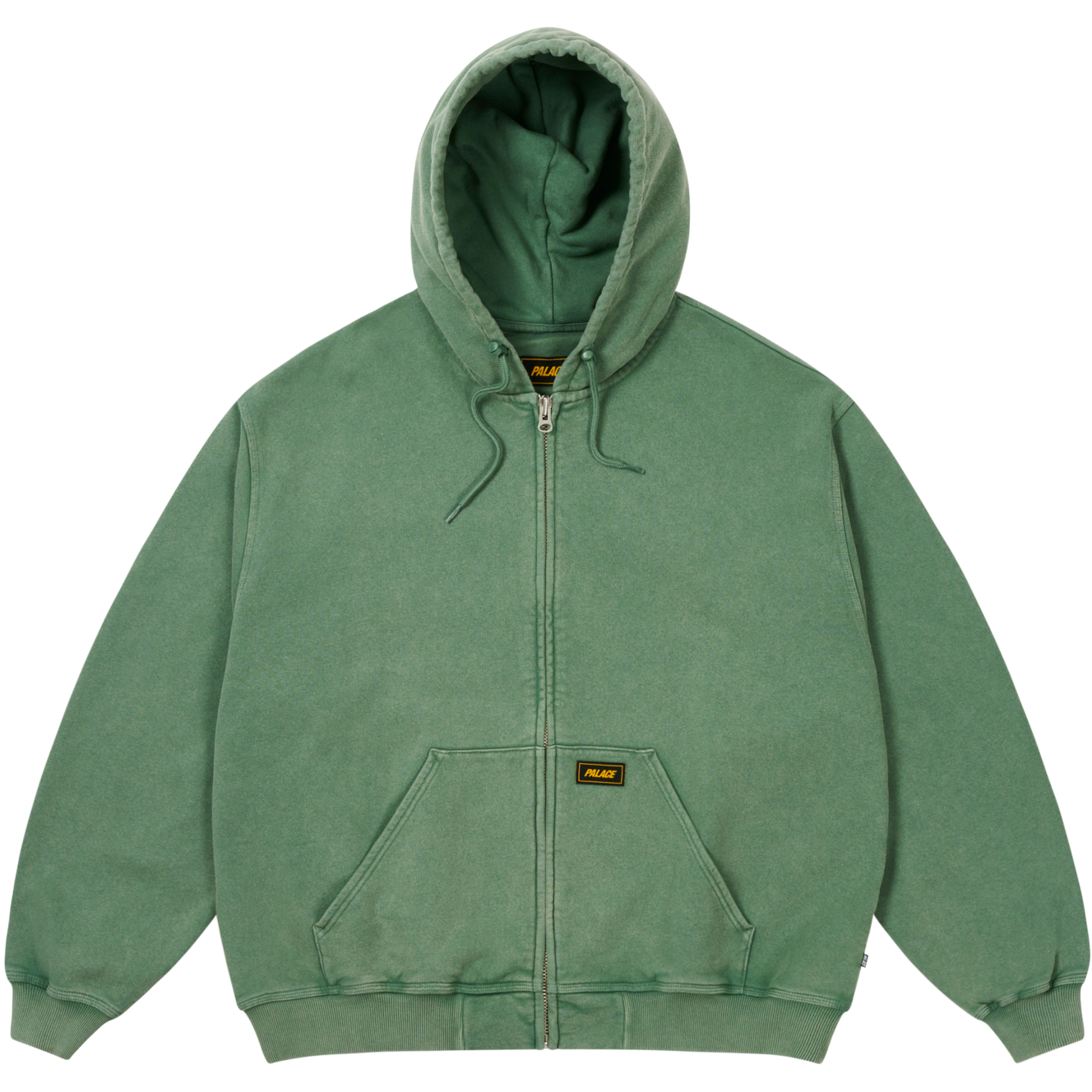 Thumbnail TRIPLE STITCH ZIP HOOD PIGMENT GREEN one color