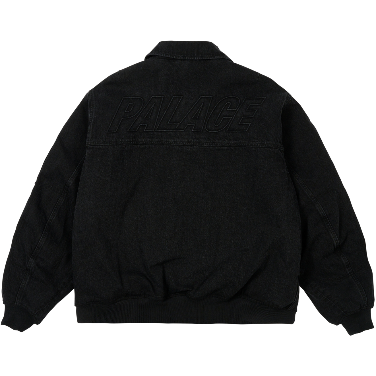 Thumbnail ZIPPED MA-1 BOMBER JACKET BLACK one color