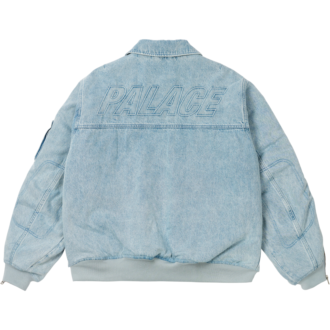 Thumbnail ZIPPED MA-1 BOMBER JACKET STONE WASH one color