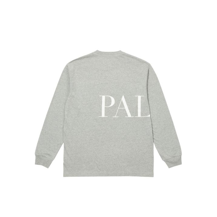 Thumbnail CK1 PALACE LONGSLEEVE LIGHT GREY HEATHER one color