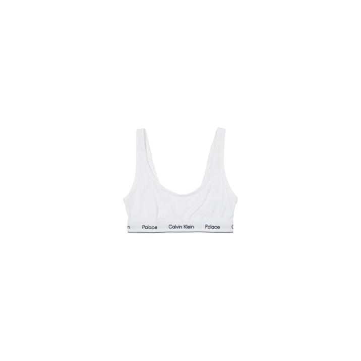 CK1 PALACE UNLINED BRALETTE CLASSIC WHITE one color