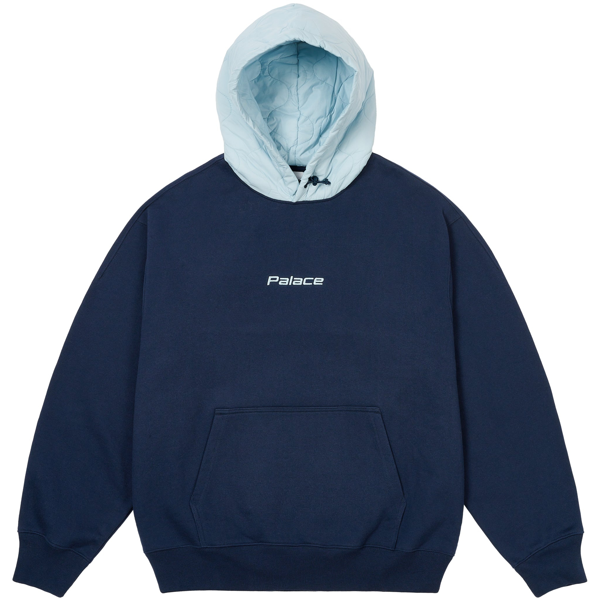 Thumbnail BAFFLED FONT HOOD NAVY one color