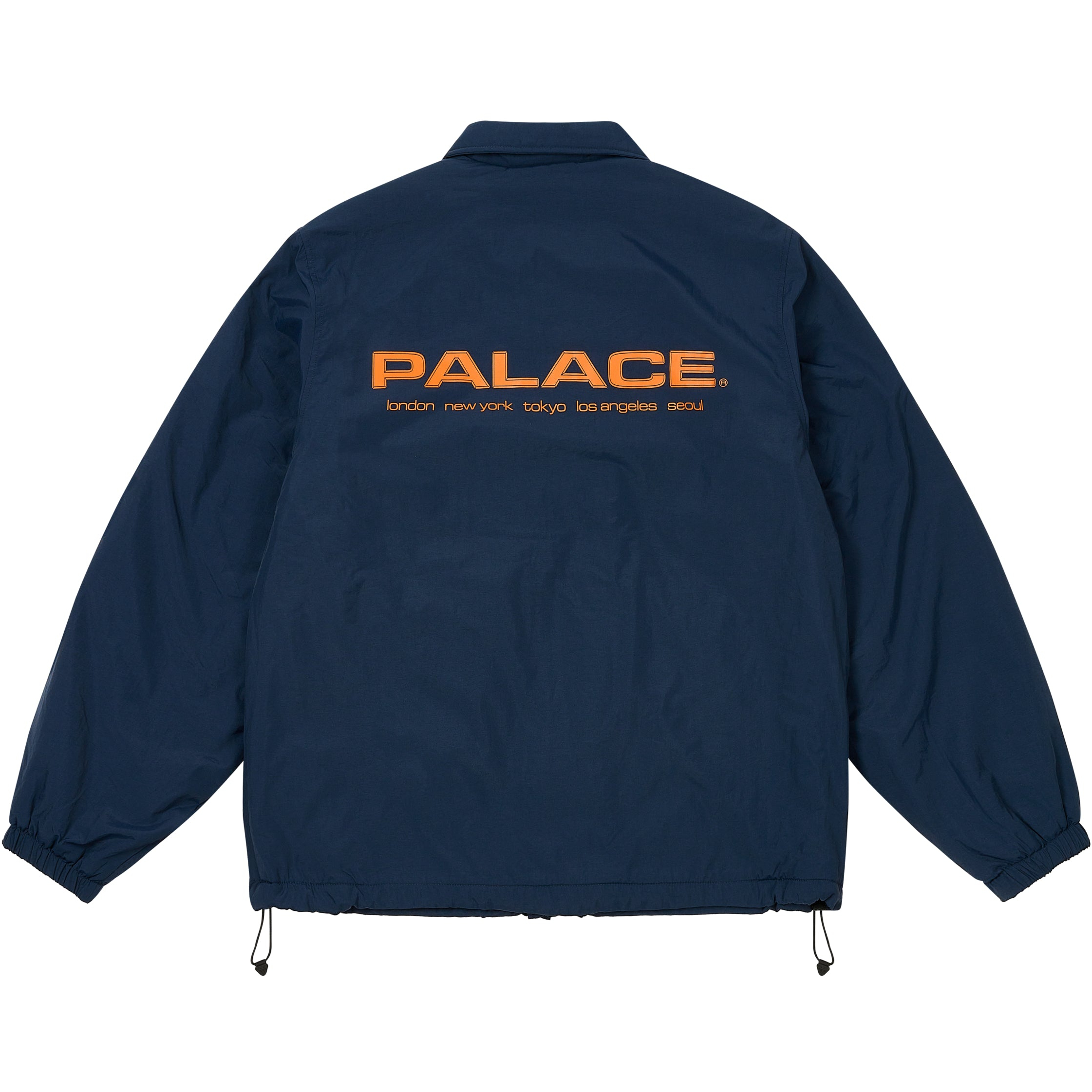 Thumbnail FLEECE LINED COACH JACKET NAVY one color