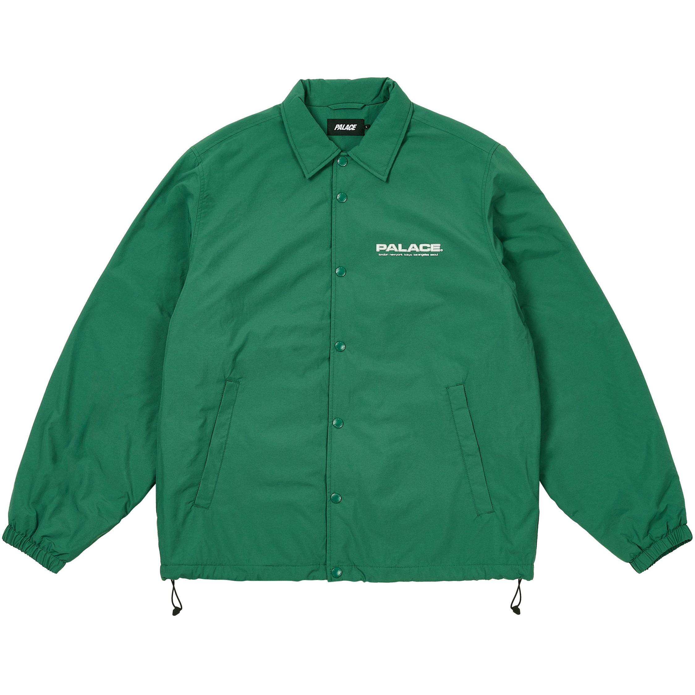 Thumbnail FLEECE LINED COACH JACKET RACEY GREEN one color