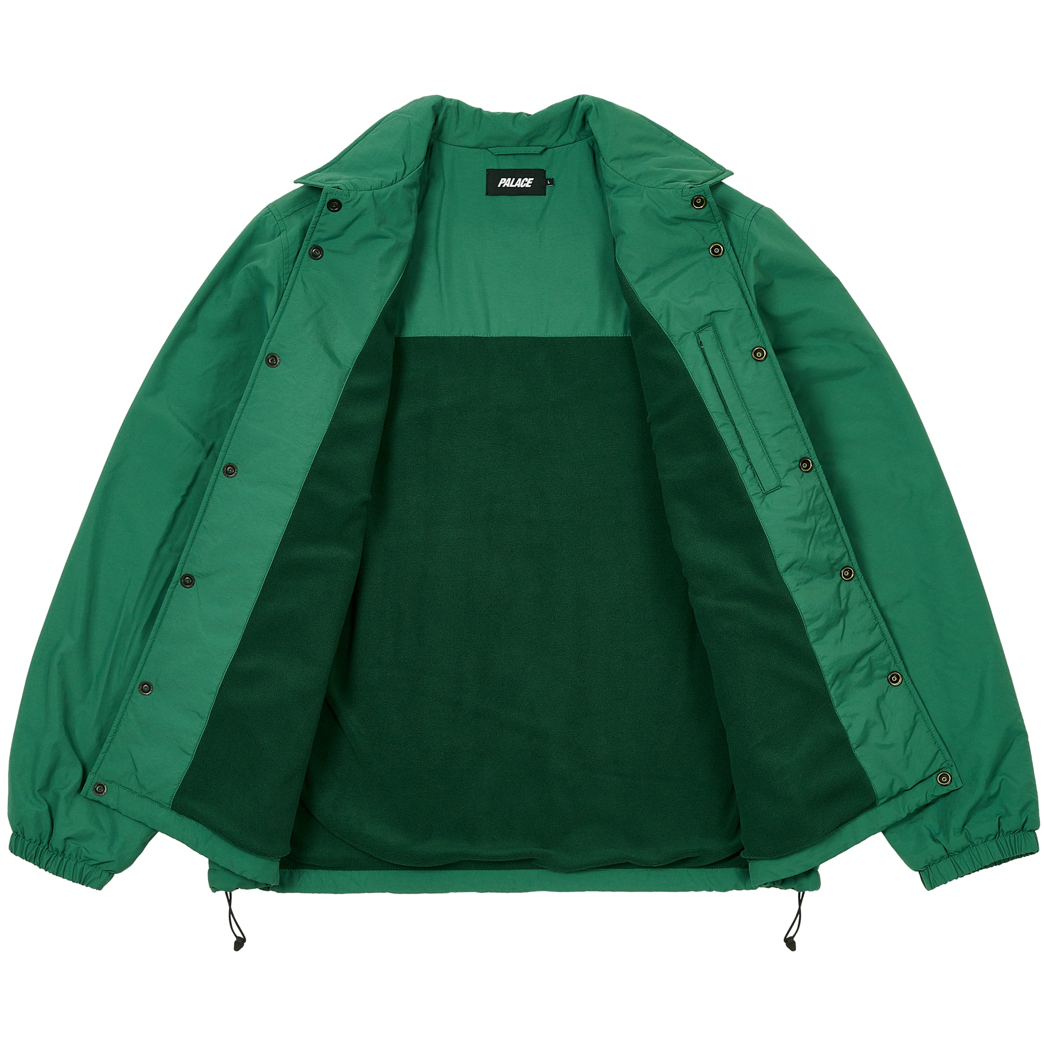 Thumbnail FLEECE LINED COACH JACKET RACEY GREEN one color