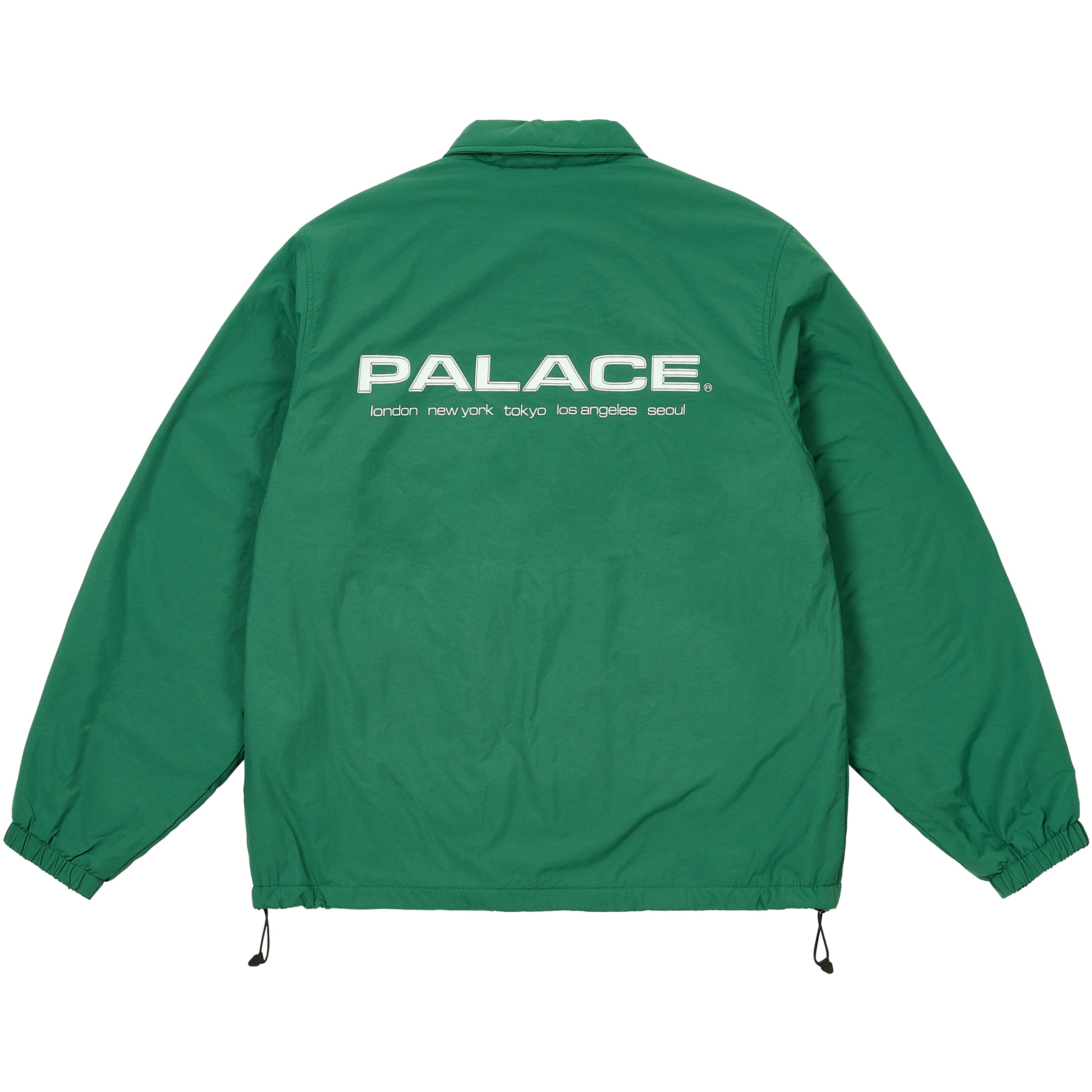 Thumbnail FLEECE LINED COACH JACKET RACEY GREEN one color