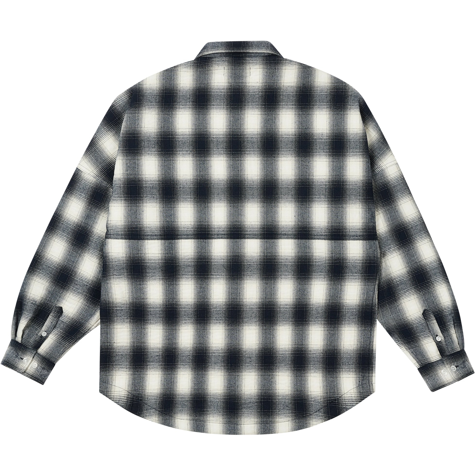 Thumbnail OMBRE FLANNEL SHIRT NAVY one color