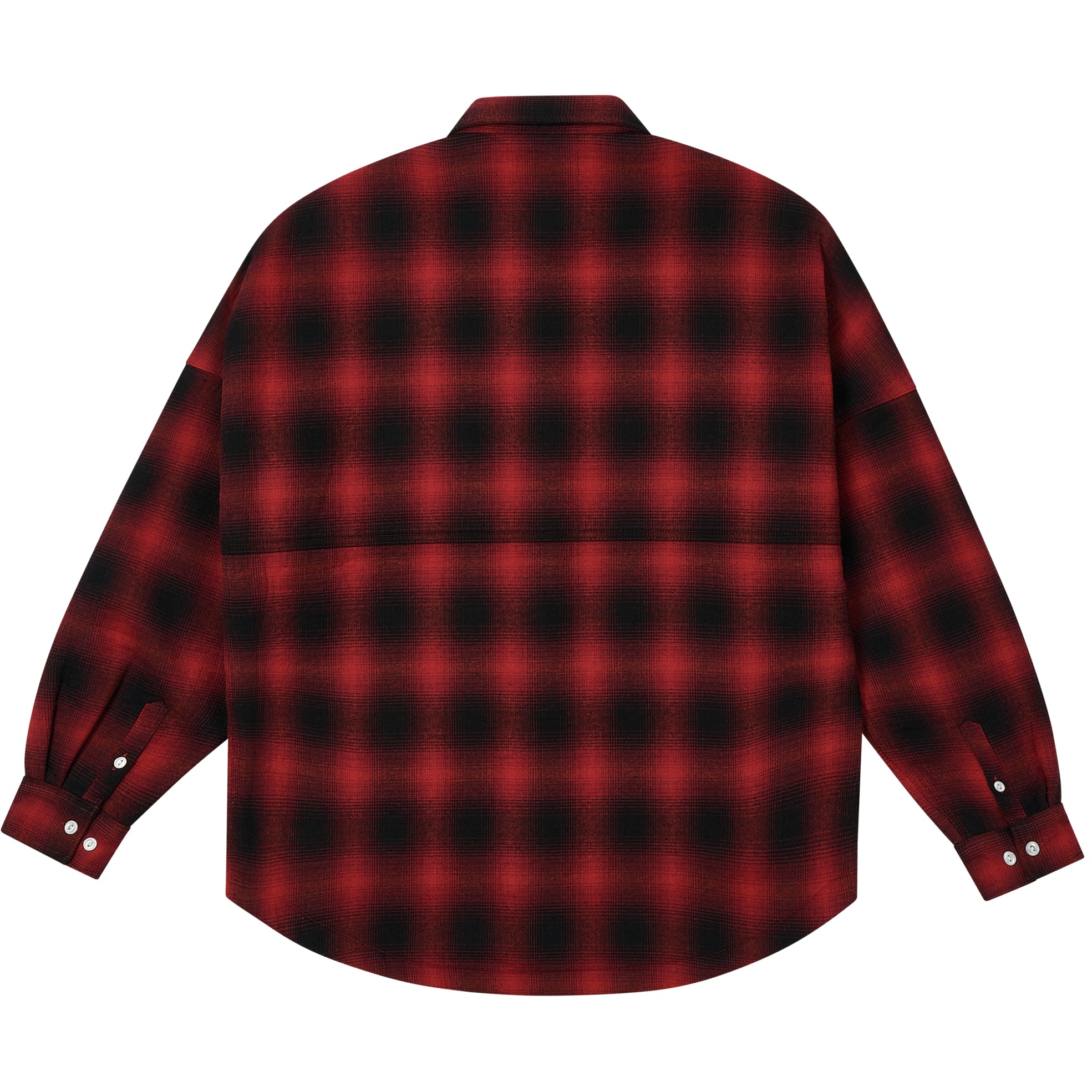 Thumbnail OMBRE FLANNEL SHIRT RED one color