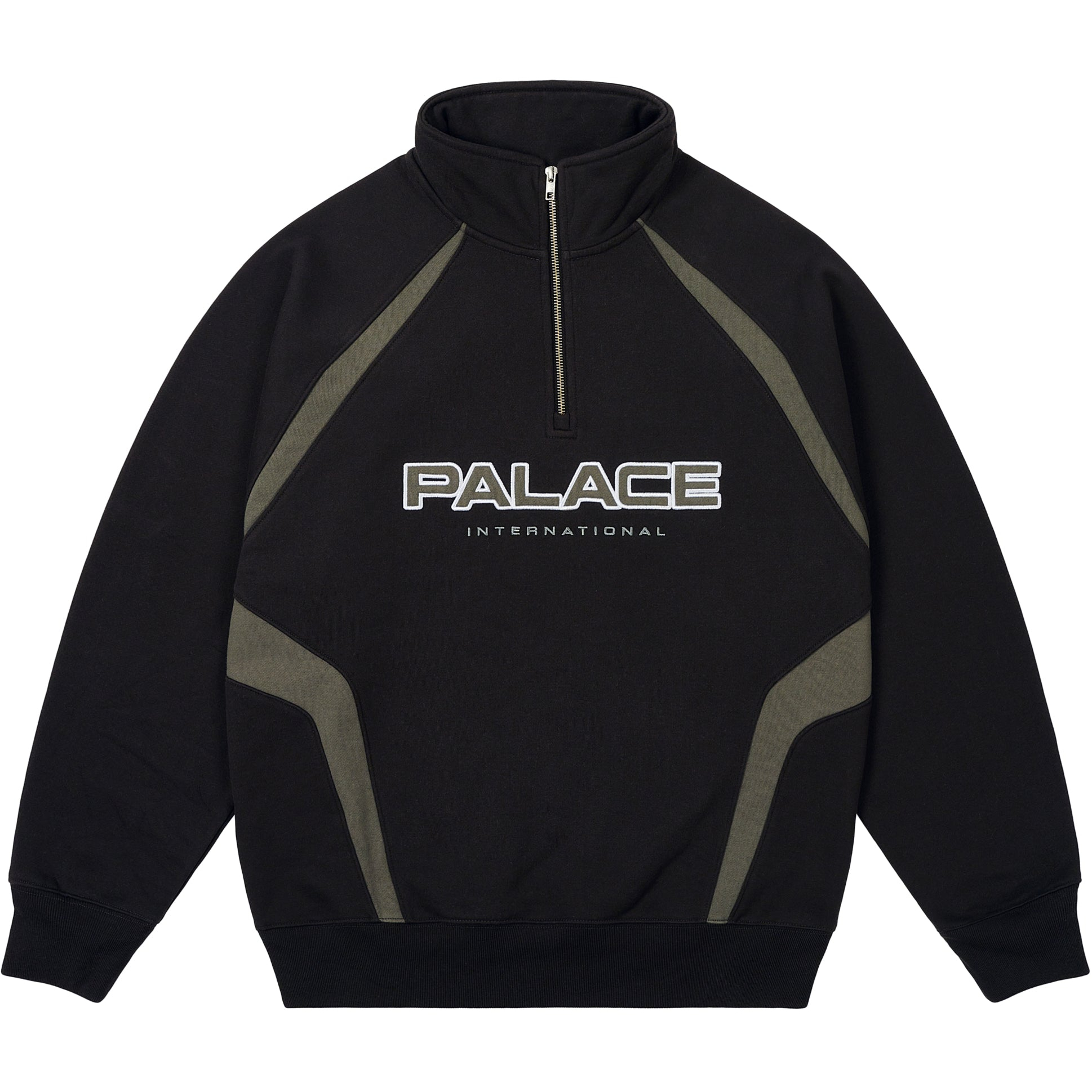 Thumbnail PALACE INTERNATIONAL 1/4 ZIP BLACK one color