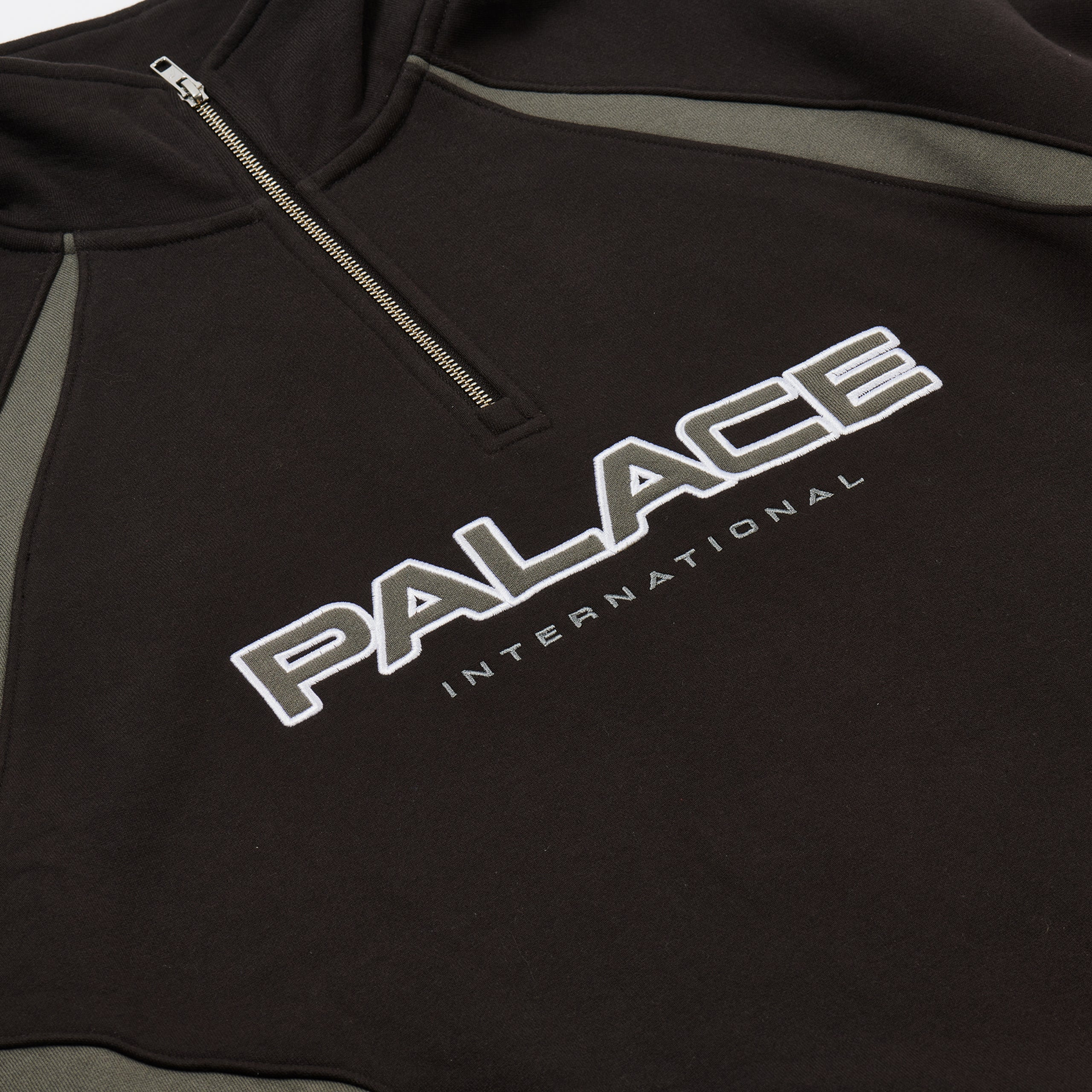 Thumbnail PALACE INTERNATIONAL 1/4 ZIP BLACK one color