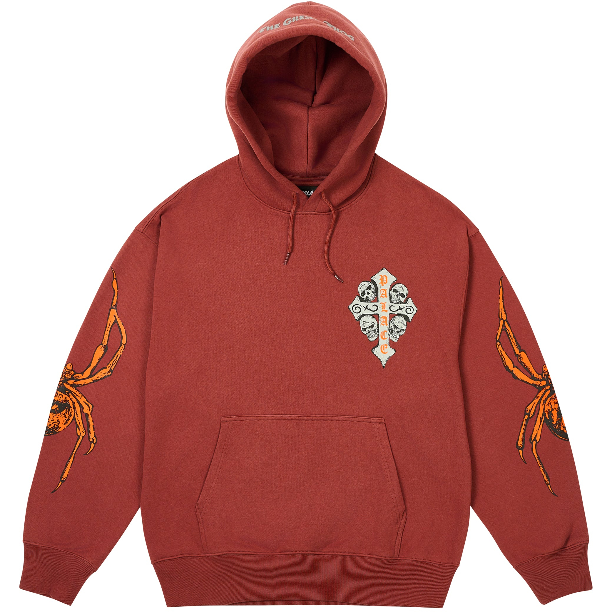 Thumbnail PALACE TGF HOOD BROWN one color