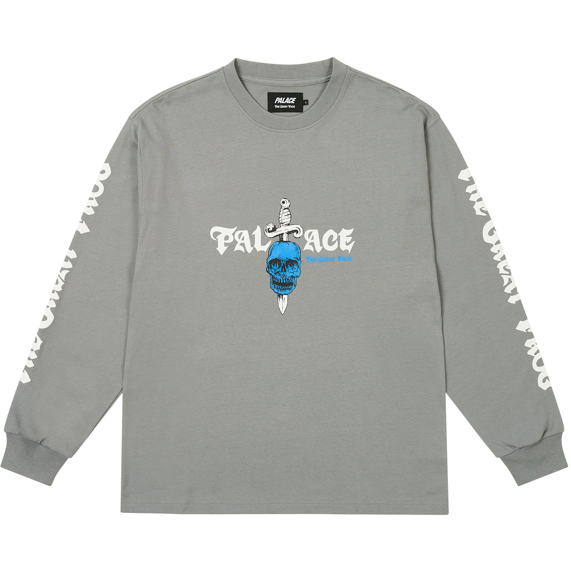 Thumbnail PALACE TGF LONGSLEEVE GREY one color