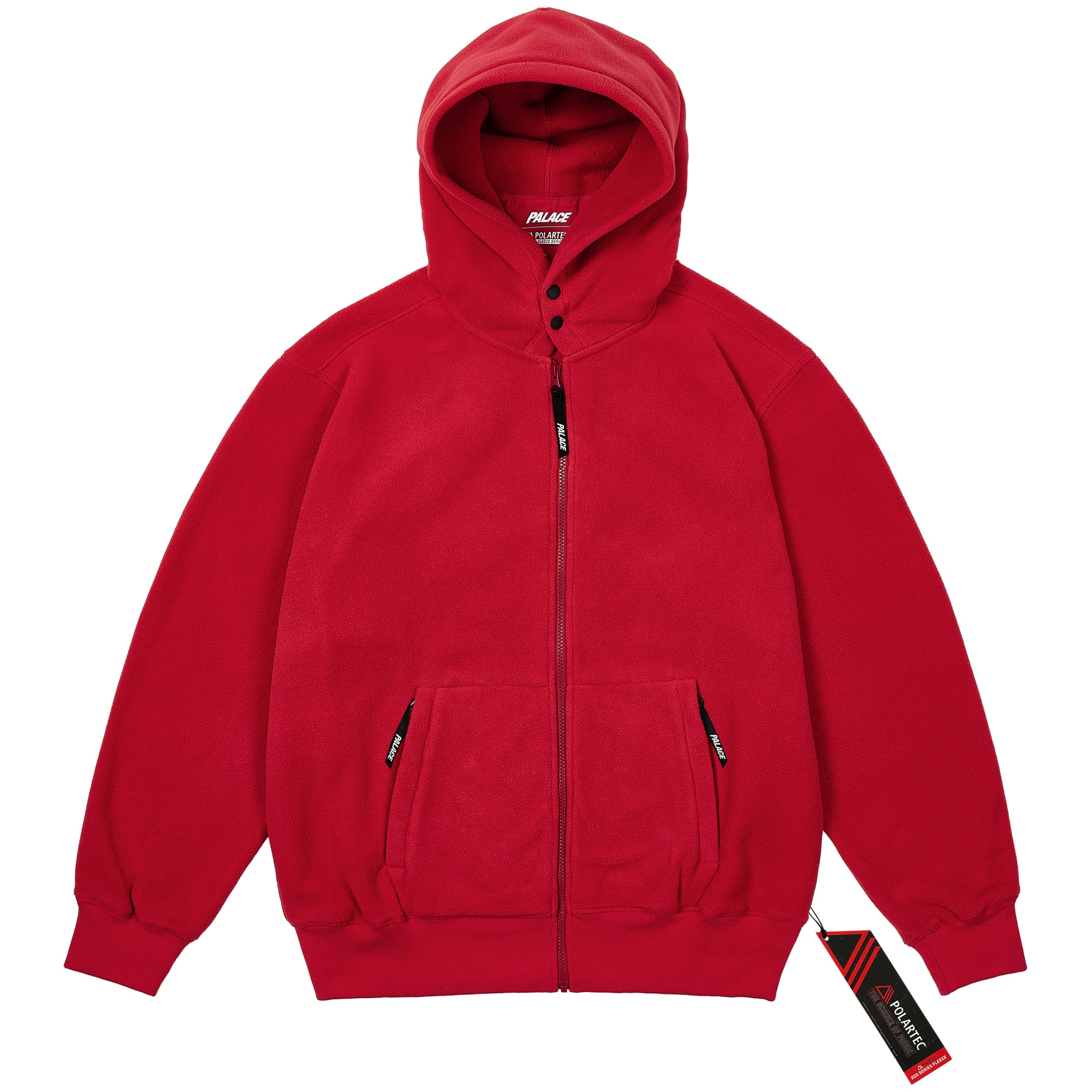 Thumbnail POLARTEC LAZER ZIP HOOD TOMATO RED one color