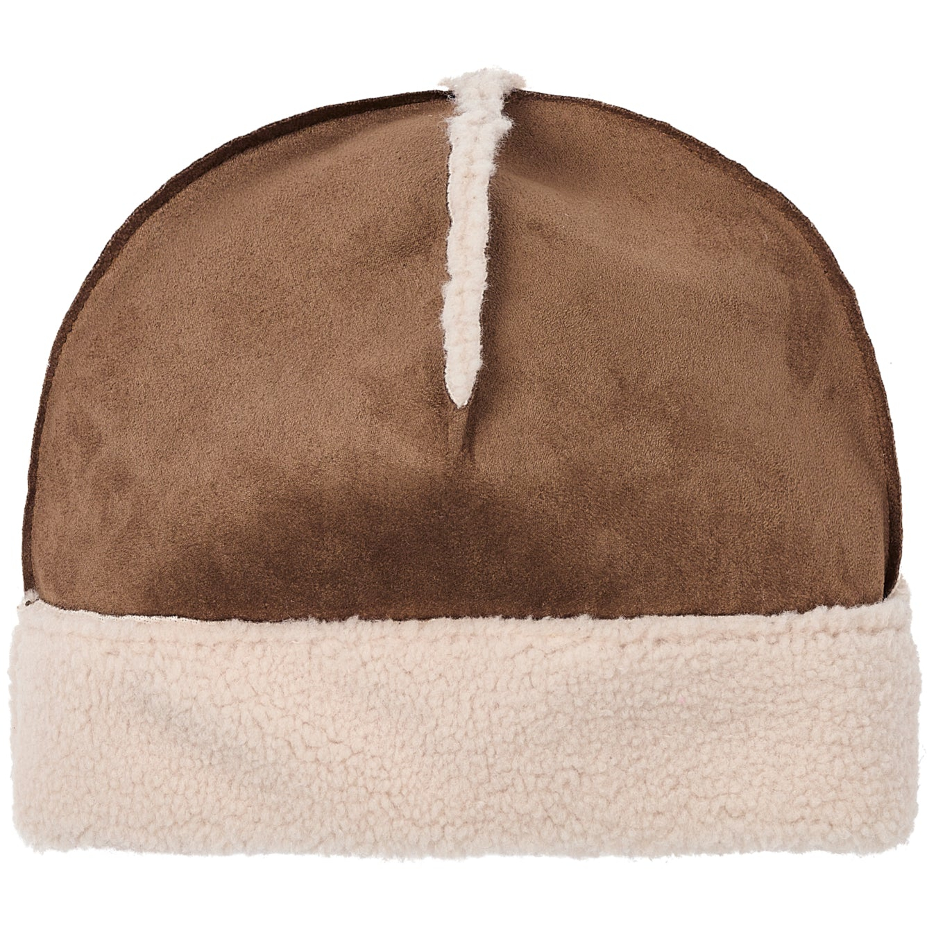 Thumbnail SHEARLING BEANIE CAKED BROWN one color