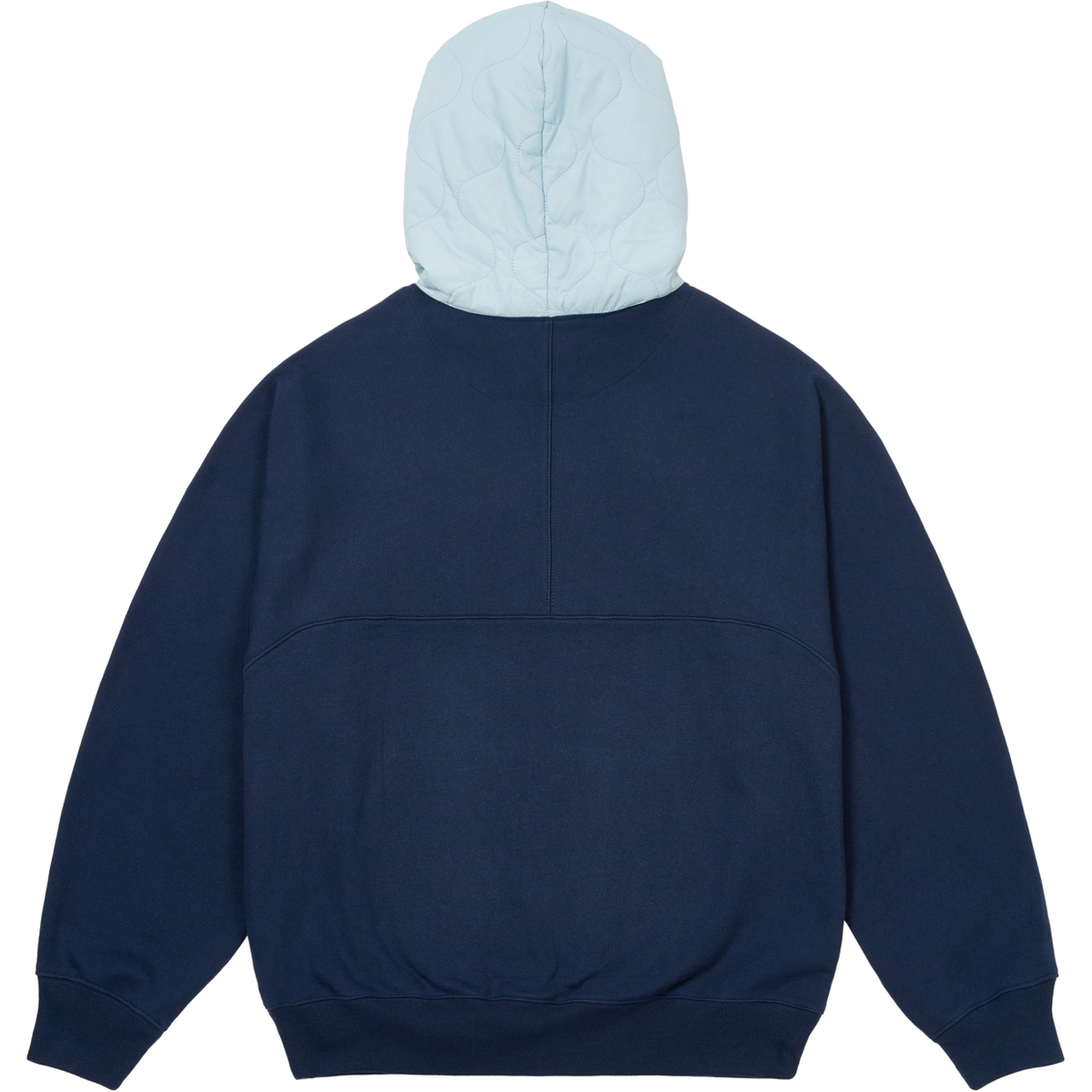 Thumbnail BAFFLED FONT HOOD NAVY one color