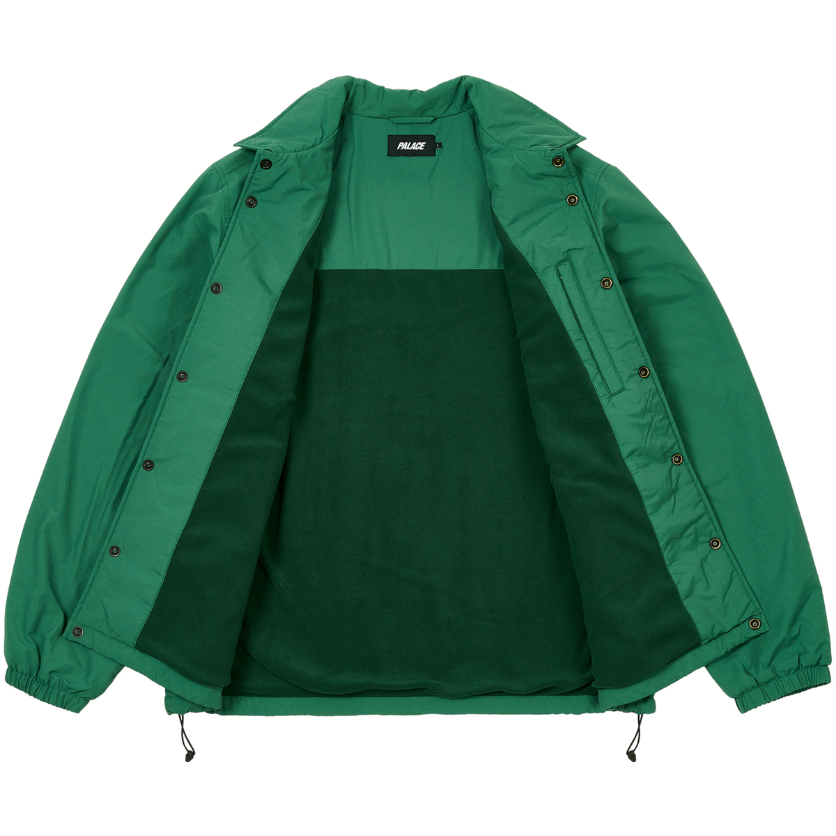 Thumbnail FLEECE LINED COACH JACKET RACEY GREEN one color