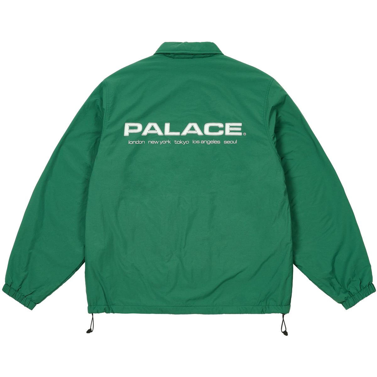 Thumbnail FLEECE LINED COACH JACKET RACEY GREEN one color