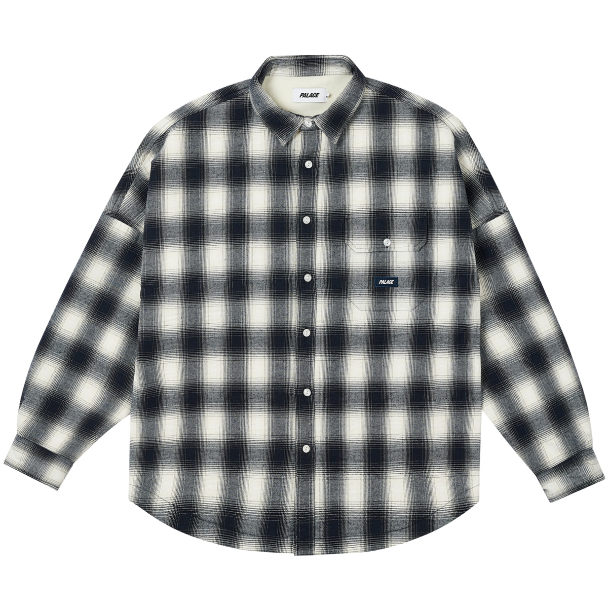 Thumbnail OMBRE FLANNEL SHIRT NAVY one color