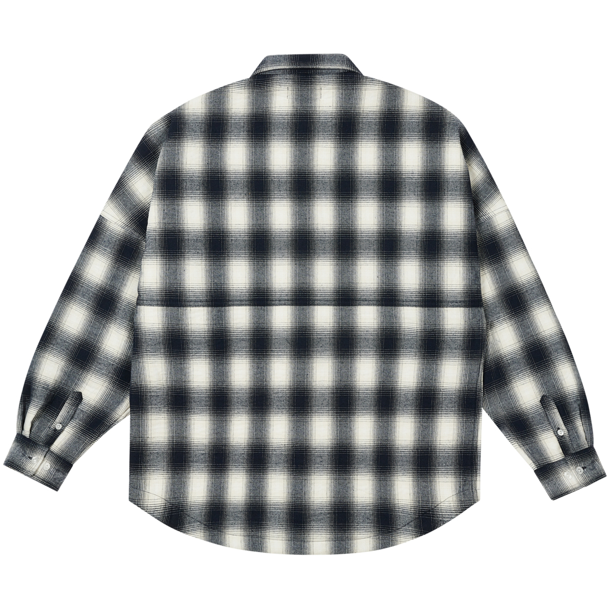 Thumbnail OMBRE FLANNEL SHIRT NAVY one color