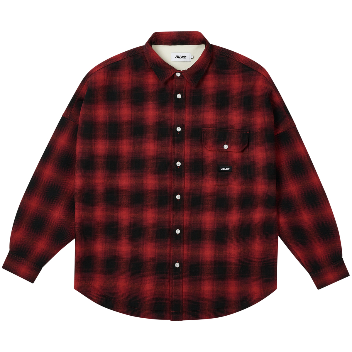 Thumbnail OMBRE FLANNEL SHIRT RED one color