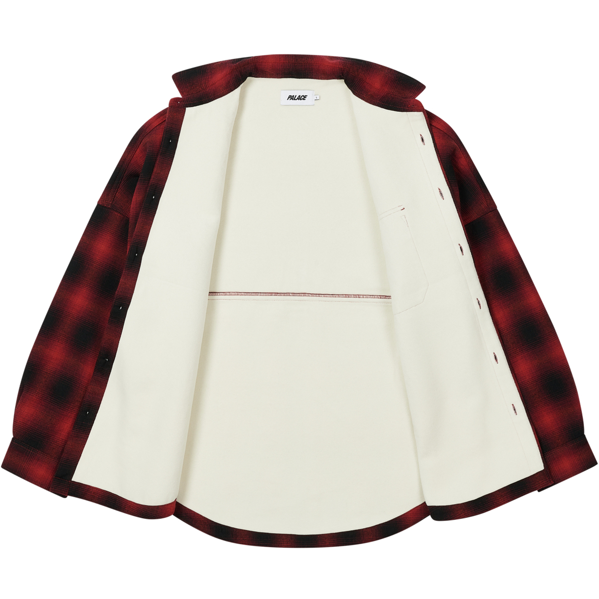 Thumbnail OMBRE FLANNEL SHIRT RED one color