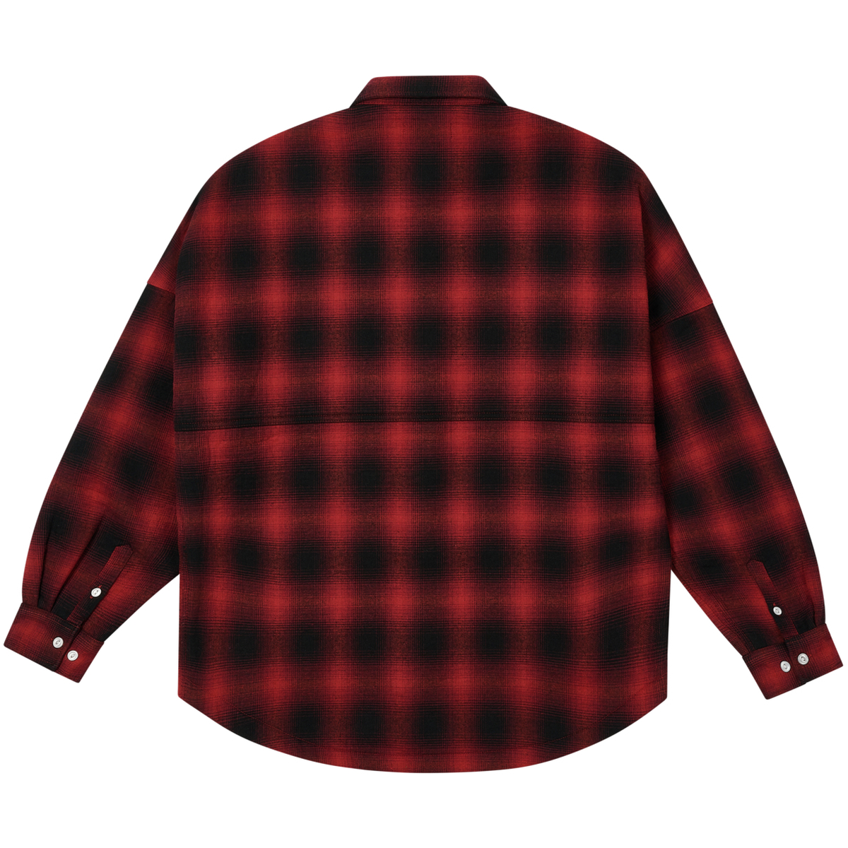 Thumbnail OMBRE FLANNEL SHIRT RED one color