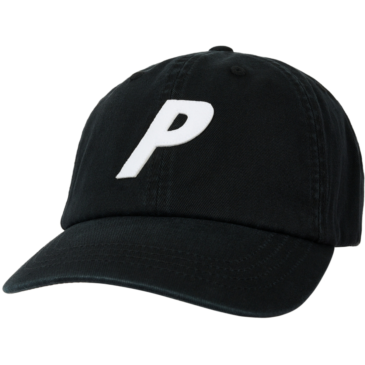 Thumbnail P 6-PANEL BLACK one color