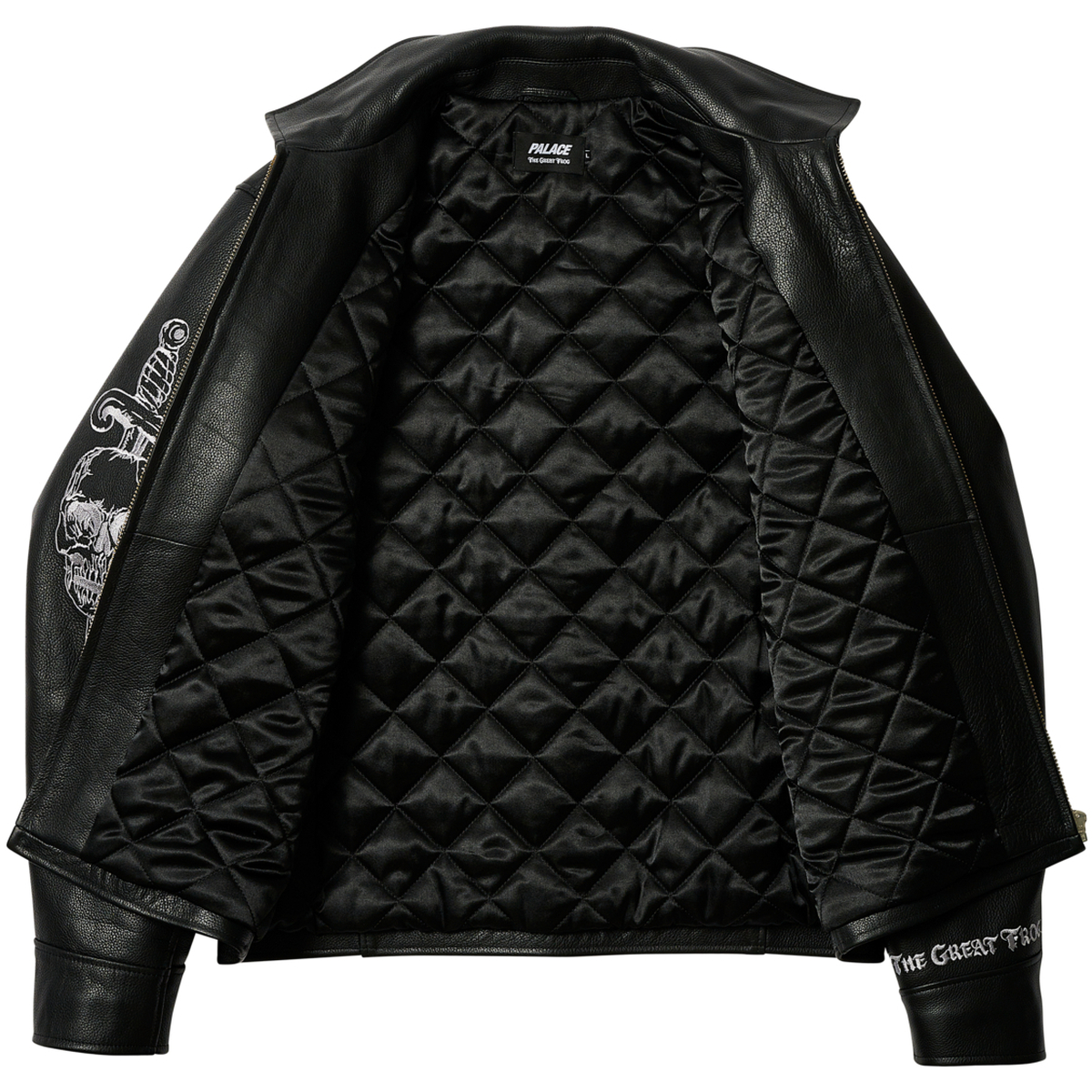 Thumbnail PALACE TGF LEATHER JACKET BLACK one color