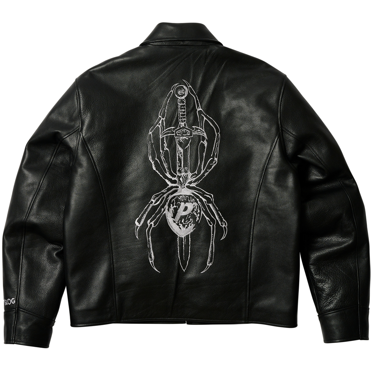 Thumbnail PALACE TGF LEATHER JACKET BLACK one color