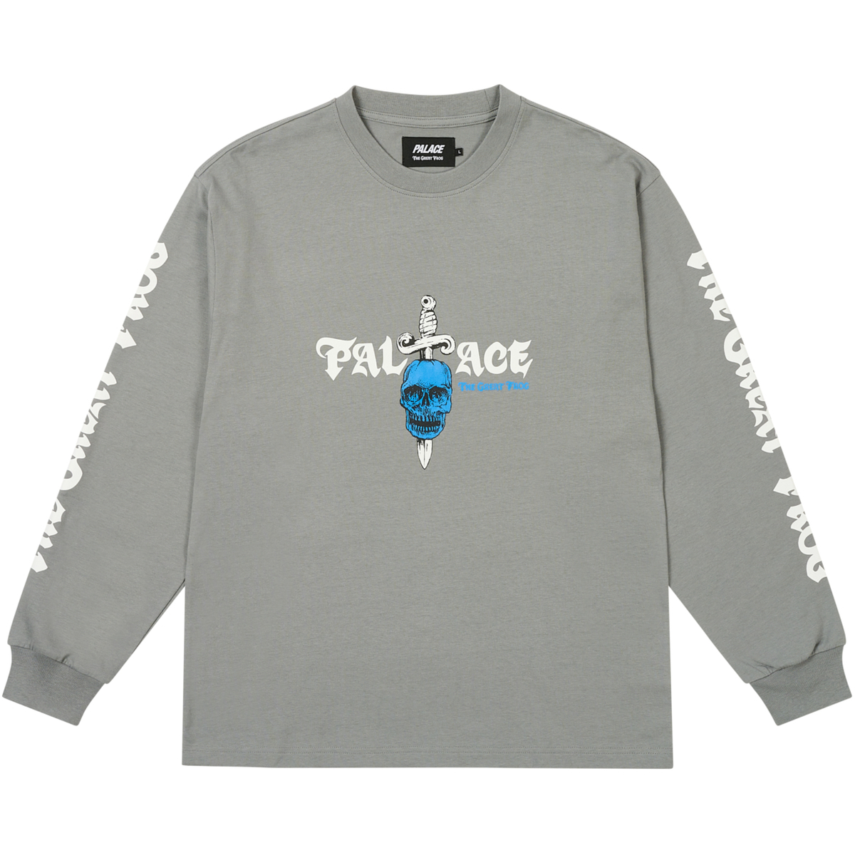 Thumbnail PALACE TGF LONGSLEEVE GREY one color