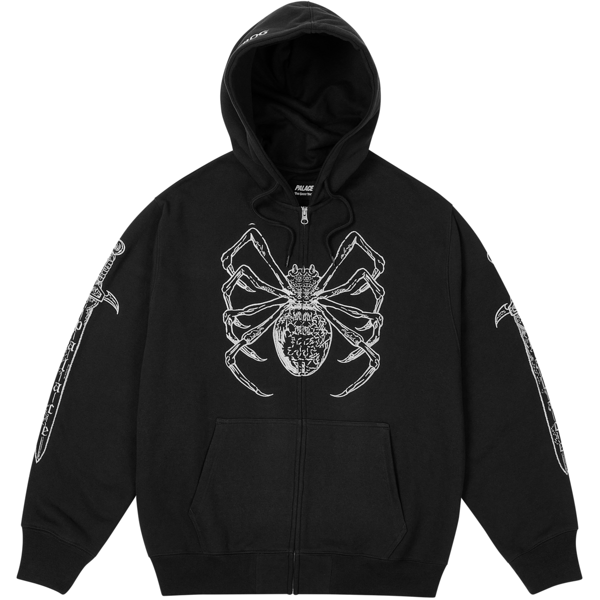 Thumbnail PALACE TGF ZIP HOOD BLACK one color