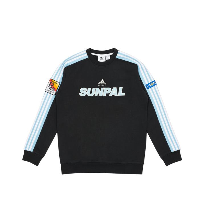 PALACE ADIDAS SUNPAL CREW BLACK one color