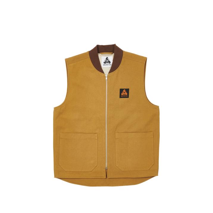 PALACE GILET AMG BEIGE one color