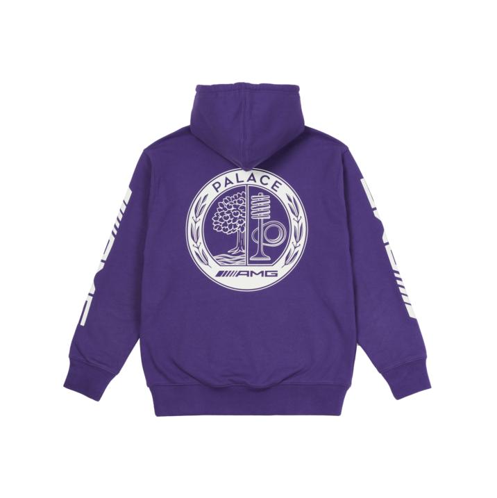 PALACE MERCEDES AMG HOODIE PURPLE one color