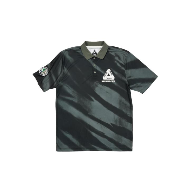 PALACE MERCEDES AMG POLO NIGHT GREY one color