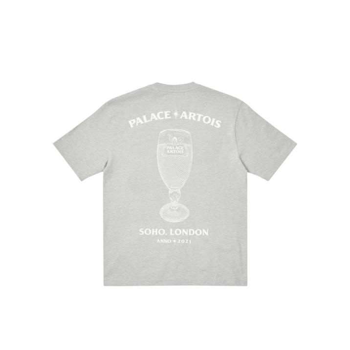 PALACE STELLA T-SHIRT CHALICE GREY MARL one color