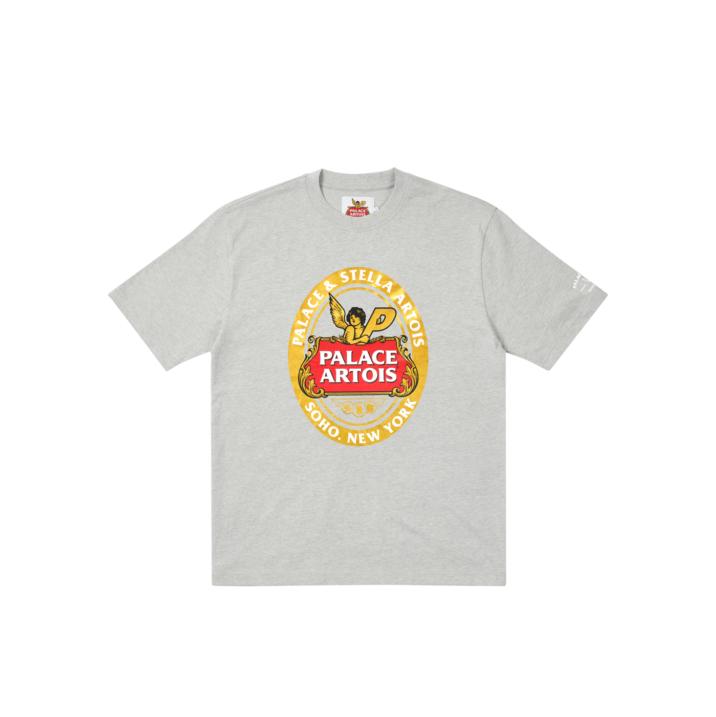 Palace Stella Artois P-Skim T-shirt Grey Marl