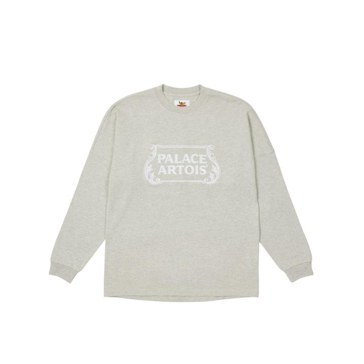 PALACE STELLA LS T-SHIRT GREY one color