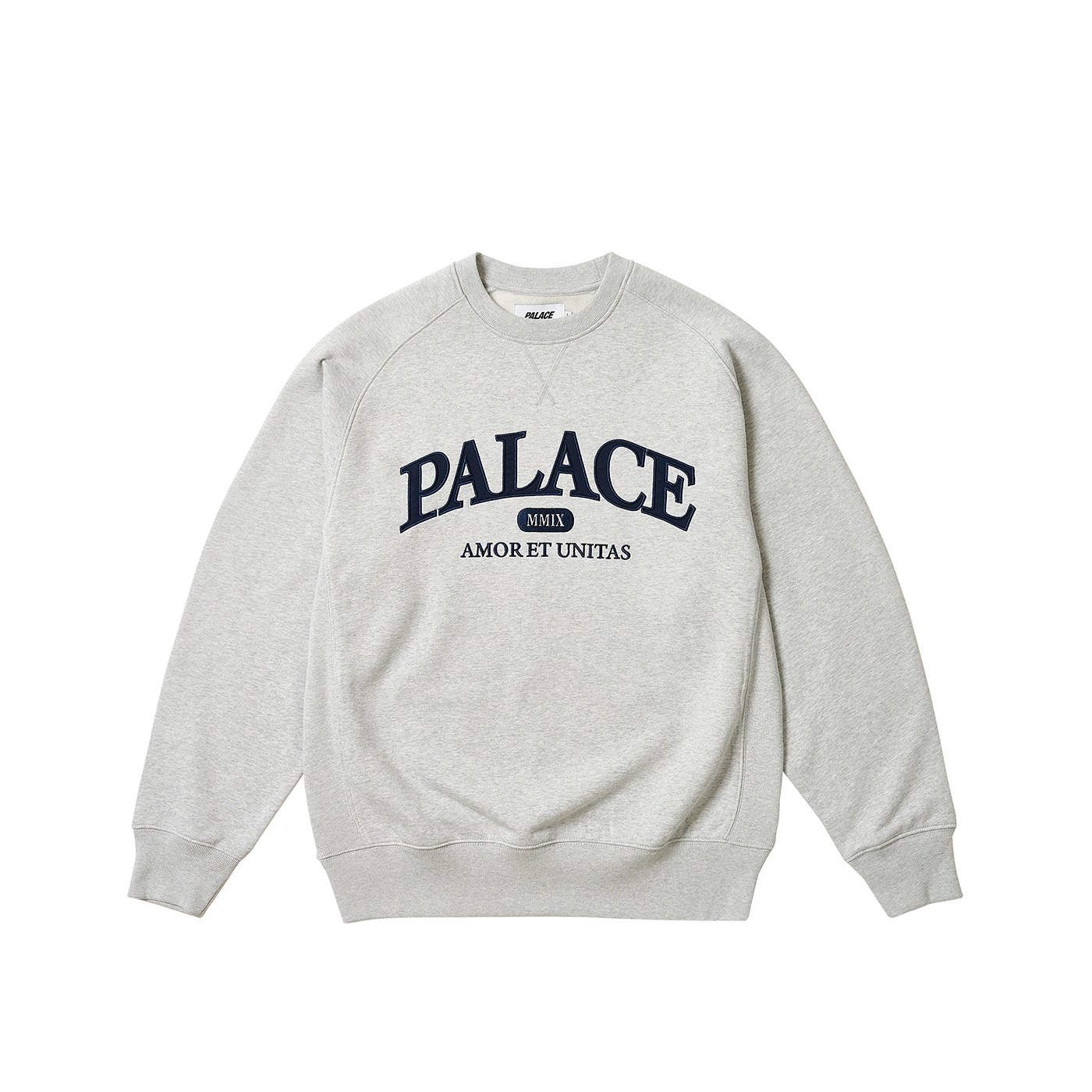 Unitas Crew Grey Marl - Winter 2023 - Palace Community