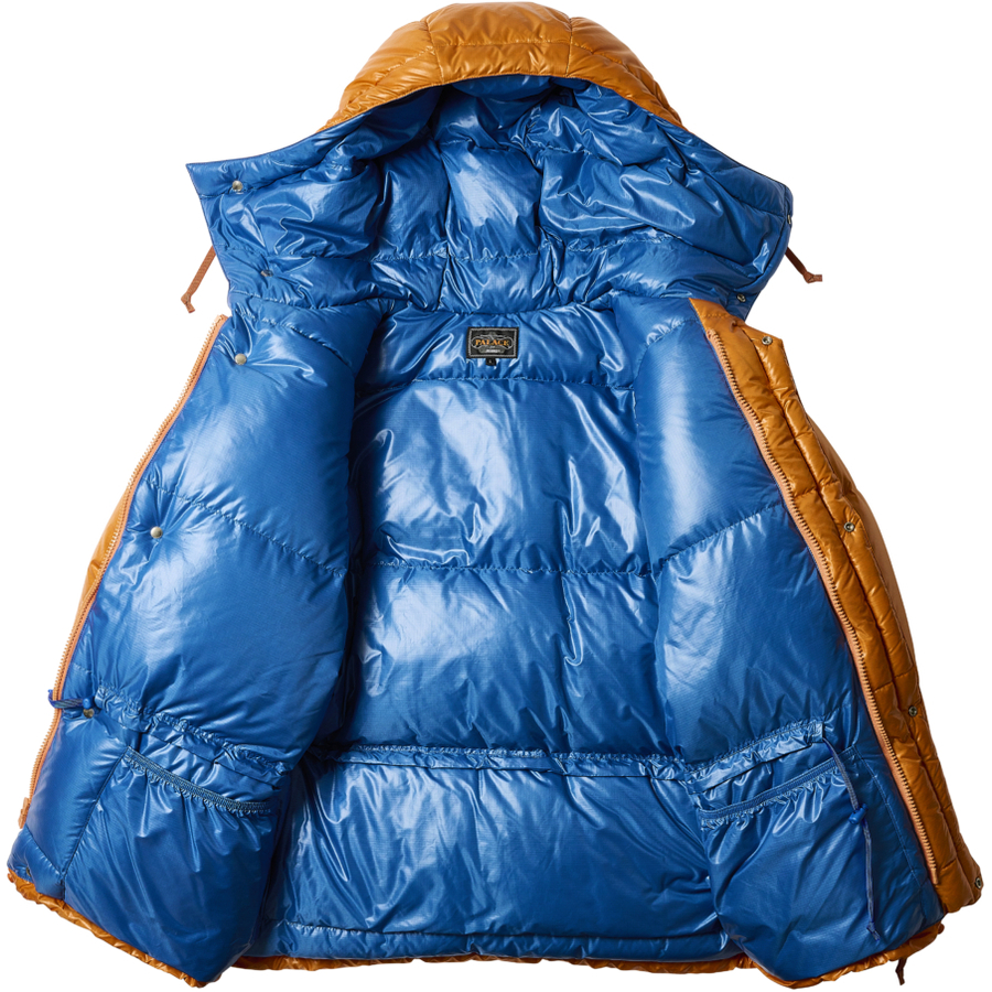 Thumbnail PALACE BEAMS PLUS EXPEDITION DOWN JACKET ORANGE / BLUE one color