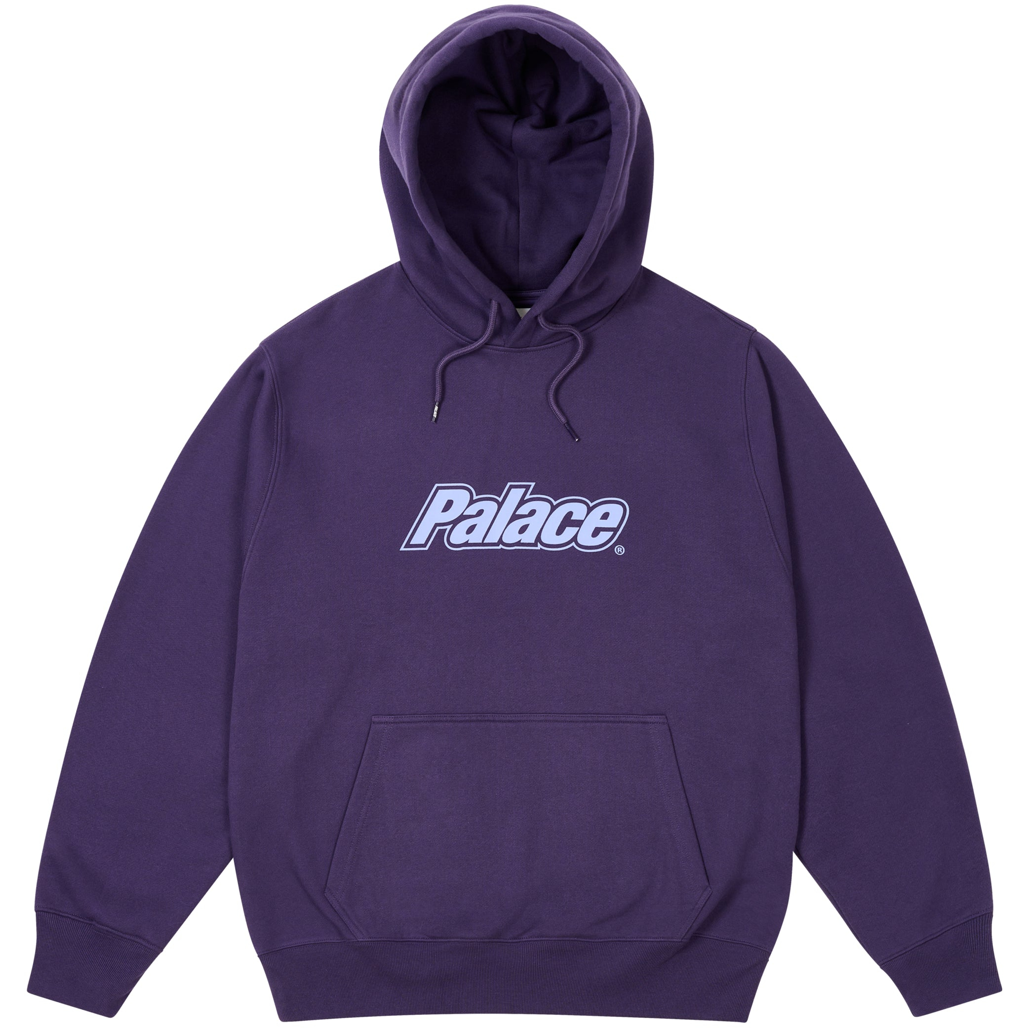 Thumbnail BORDER LOGO HOOD PURP one color