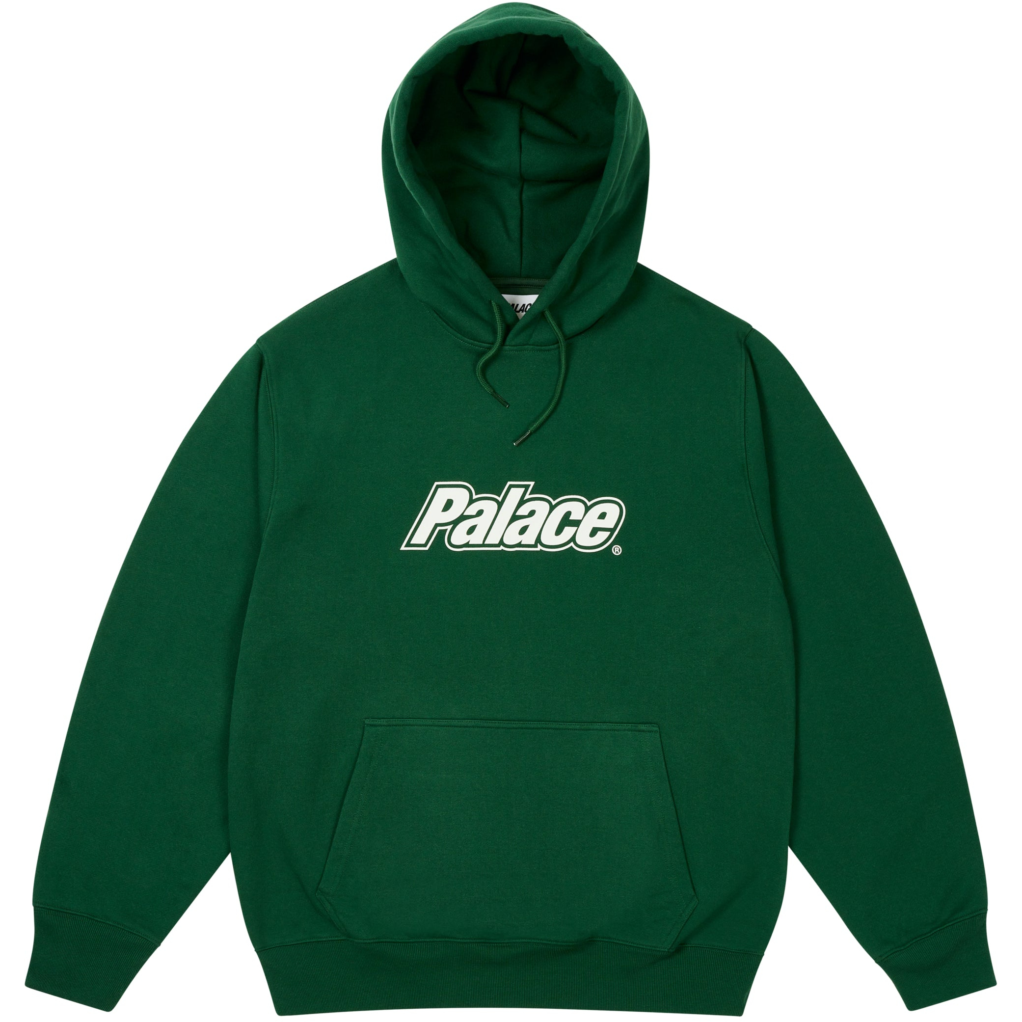 Thumbnail BORDER LOGO HOOD RACEY GREEN one color