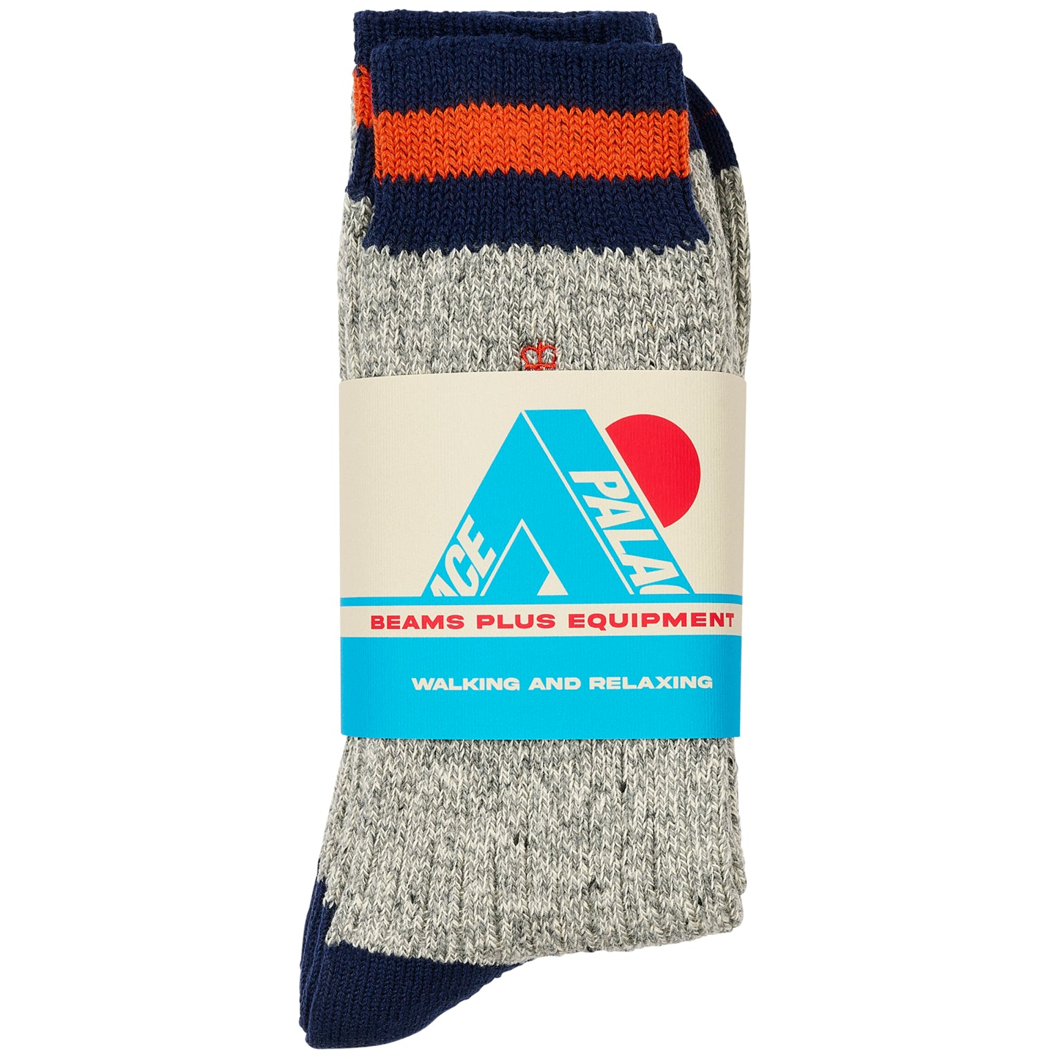 Thumbnail PALACE BEAMS PLUS 2 PACK RUG SOCKS GREY one color