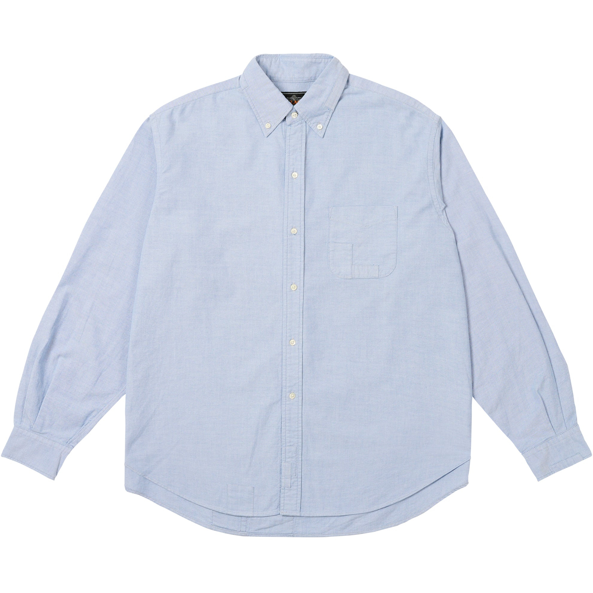 Thumbnail PALACE BEAMS PLUS BUTTON DOWN SHIRT OXFORD BLUE one color