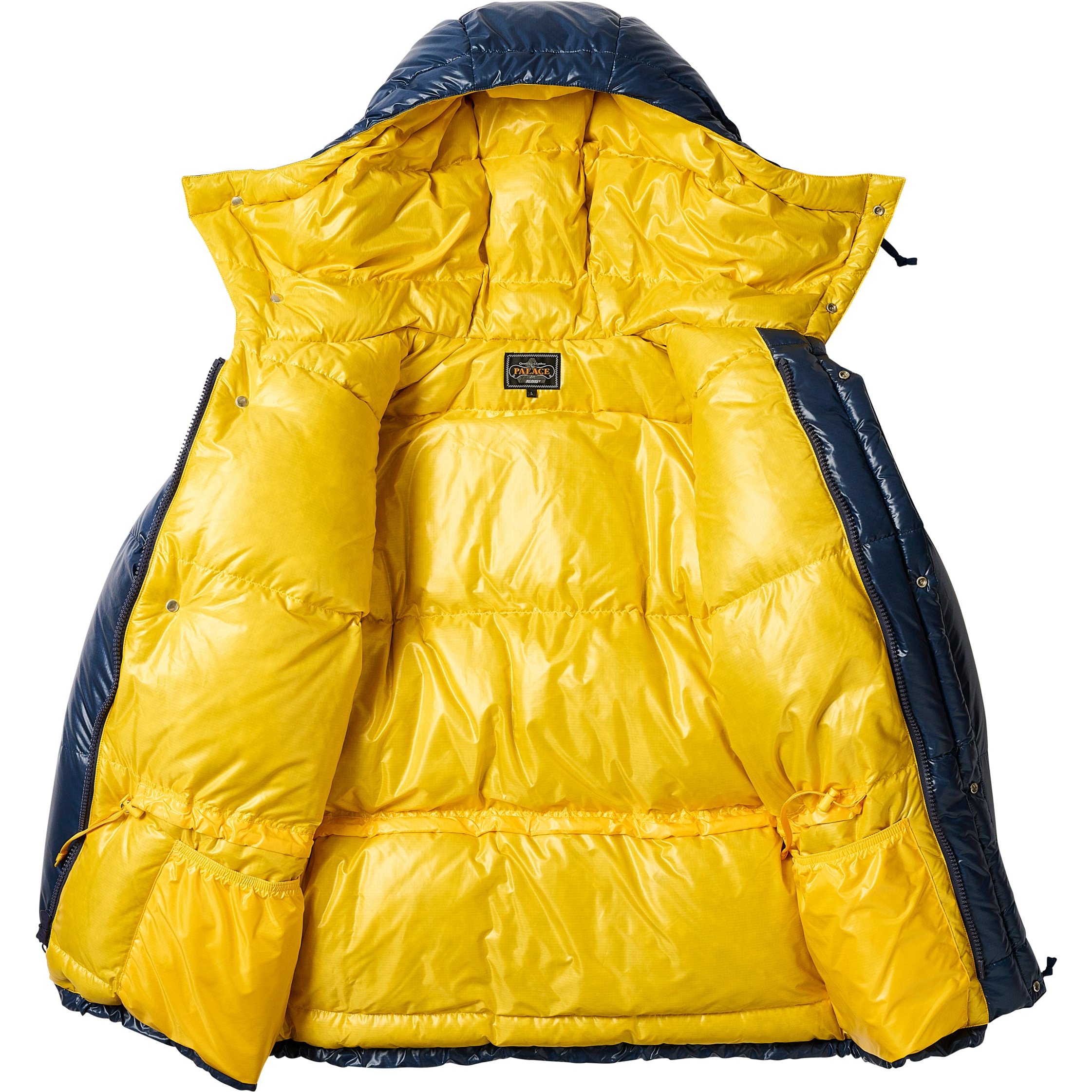 Thumbnail PALACE BEAMS PLUS EXPEDITION DOWN JACKET NAVY / YELLOW one color