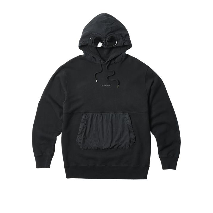 PALACE C.P. COMPANY GOGGLE HOODIE BLACK one color