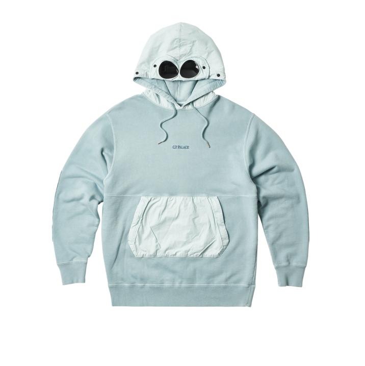 PALACE C.P. COMPANY GOGGLE HOODIE BLUE one color
